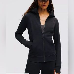 Lululemon Scuba Full Zip Hoodie.  New.  Black.  Size 8